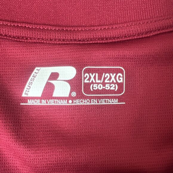 South Carolina Gamecocks Polo Shirt Adult 2XL XXL Red Football Russell Mens - Picture 4 of 5